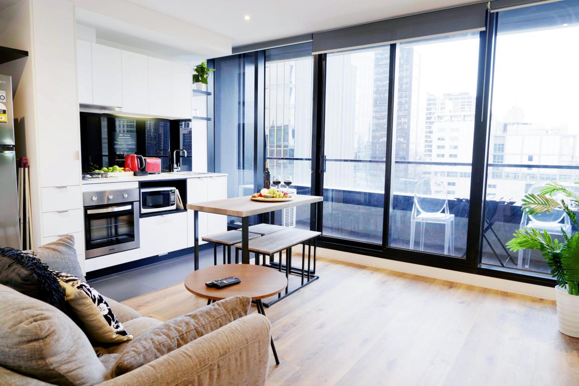 Aura On Flinders Serviced Apartments Melbourne Exterior photo